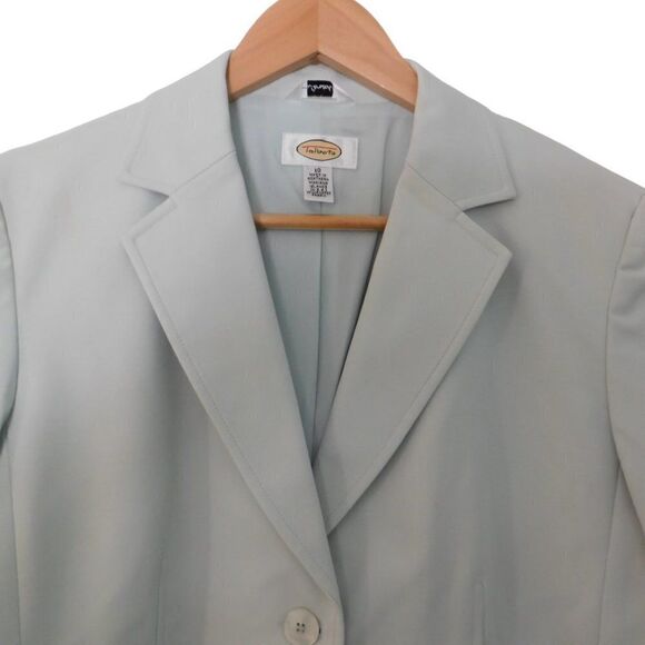 Talbots Womens Blazer Jacket Light Green Lined Size 10 Career - Picture 2 of 7